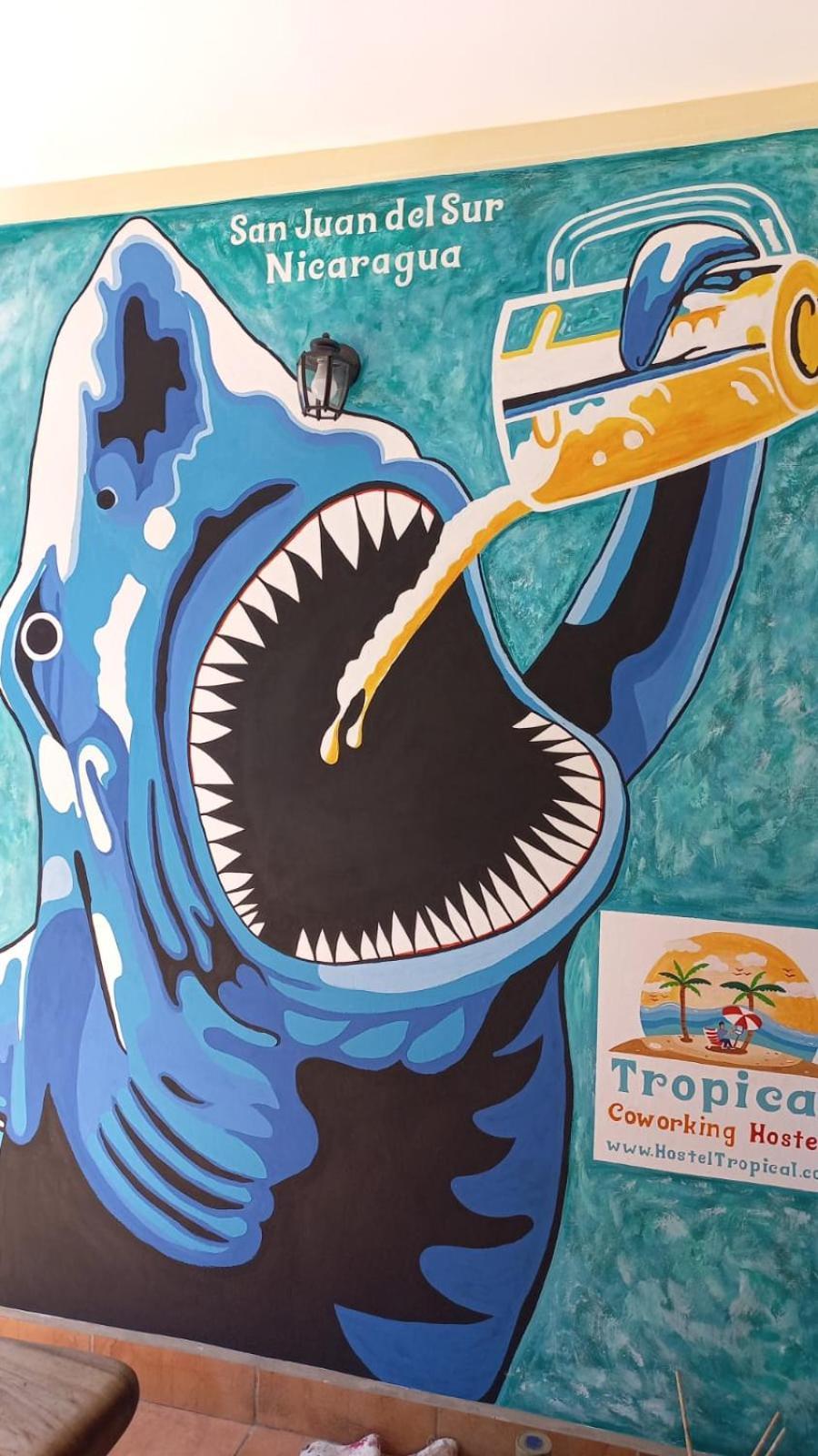 Hostel Tropical And Coworking San Juan del Sur Ngoại thất bức ảnh